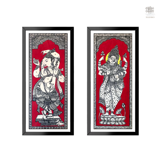 Blessings of Prosperity: Laxmi and Ganesh